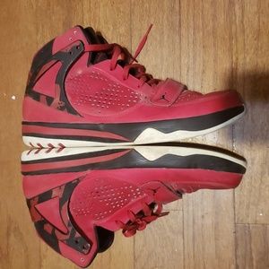 Jordan red shoes
